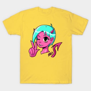 demon gal peace T-Shirt